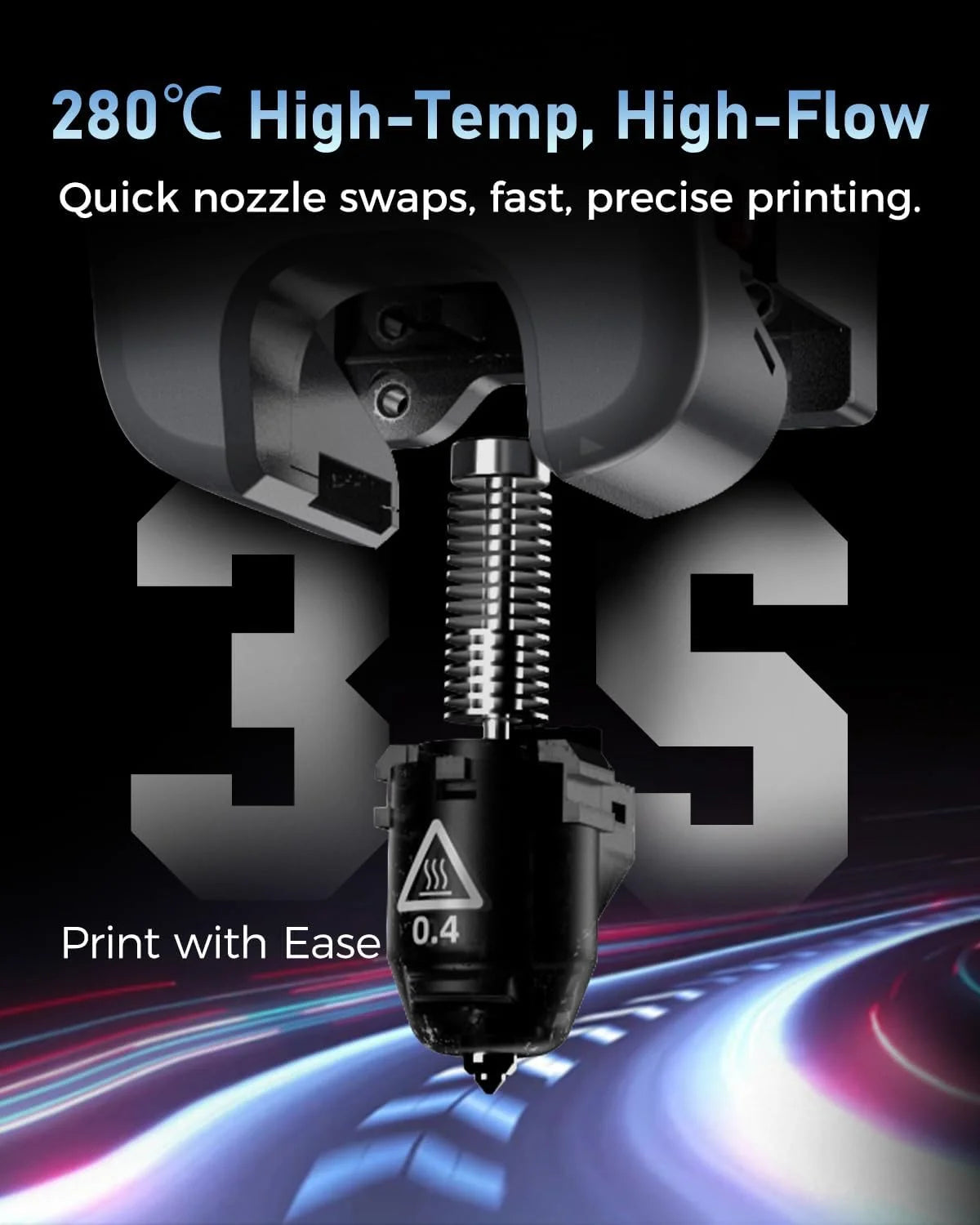 Flashforge AD5M FDM 3D Printer – 600mm/s, Auto Bed Leveling & Quick-Change Nozzle