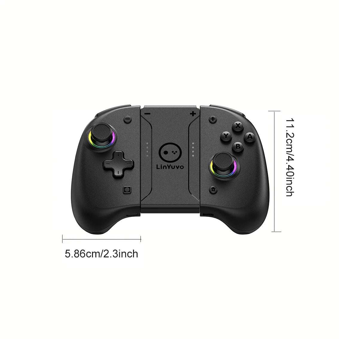 AyeBeau Wireless Controller for Nintendo Switch, OLED & Lite – Hall Effect Joysticks, Gyro, RGB