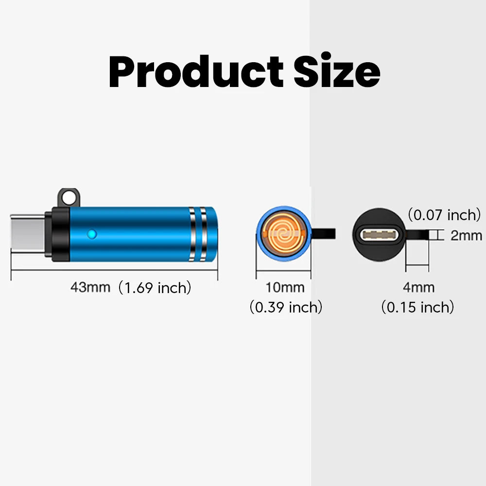 Mini Type-C Lighter – USB-C Electric Lighter for iPhone & Android - Unknown Supply