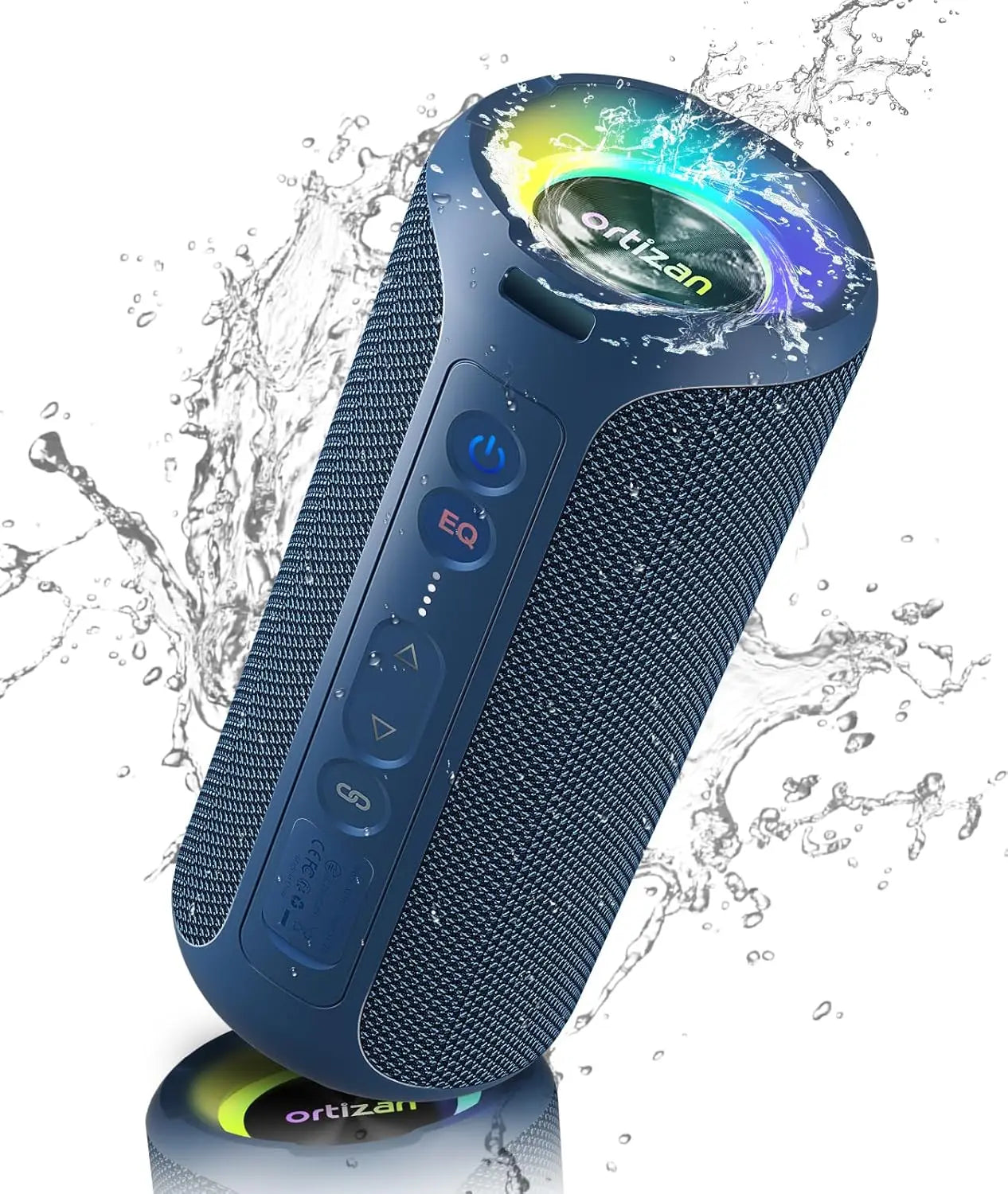 Ortizan X8 Pro 40W Bluetooth Speaker – IPX7 Waterproof, 30H Battery, Portable Outdoor