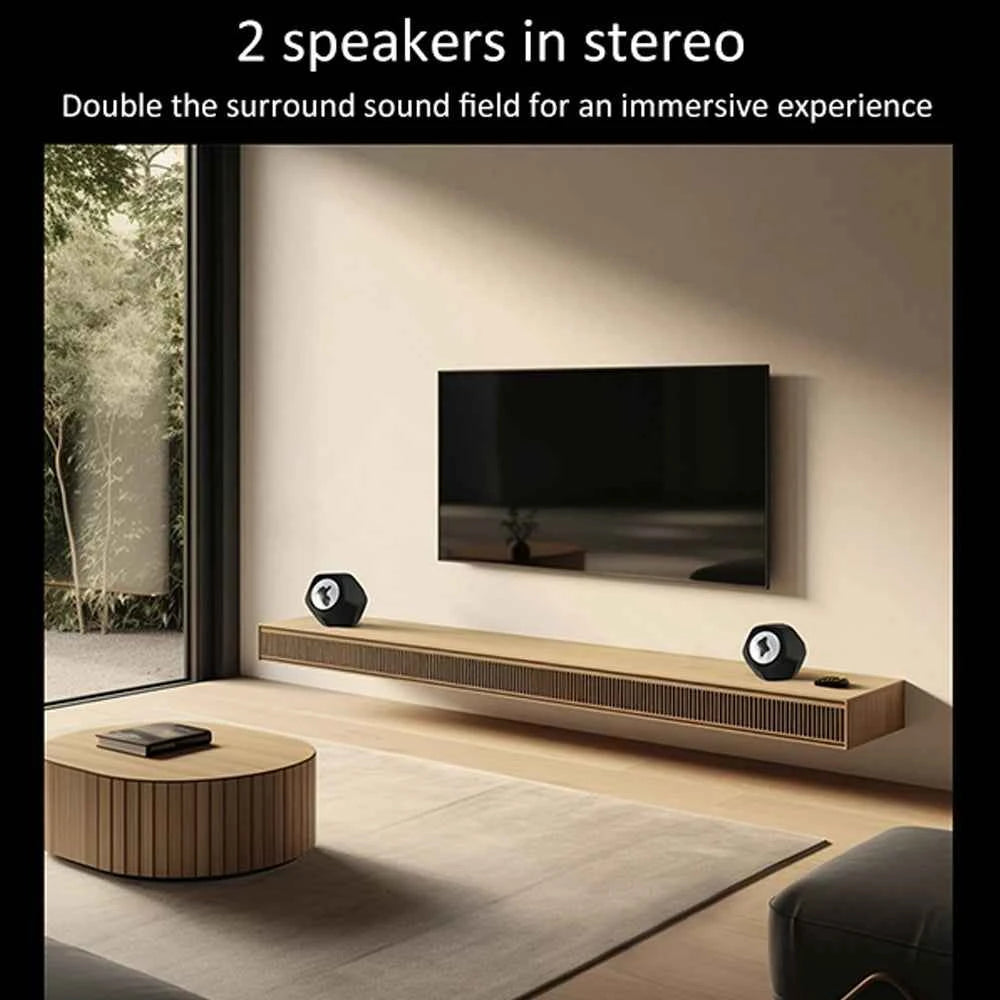 Ferrofluid Rhythm Speaker — Magnetic Fluid Desk Speaker with Music Sync Lamp