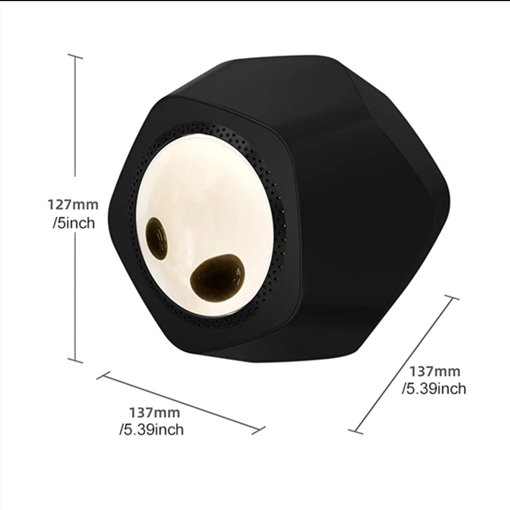 Ferrofluid Rhythm Speaker — Magnetic Fluid Desk Speaker with Music Sync Lamp