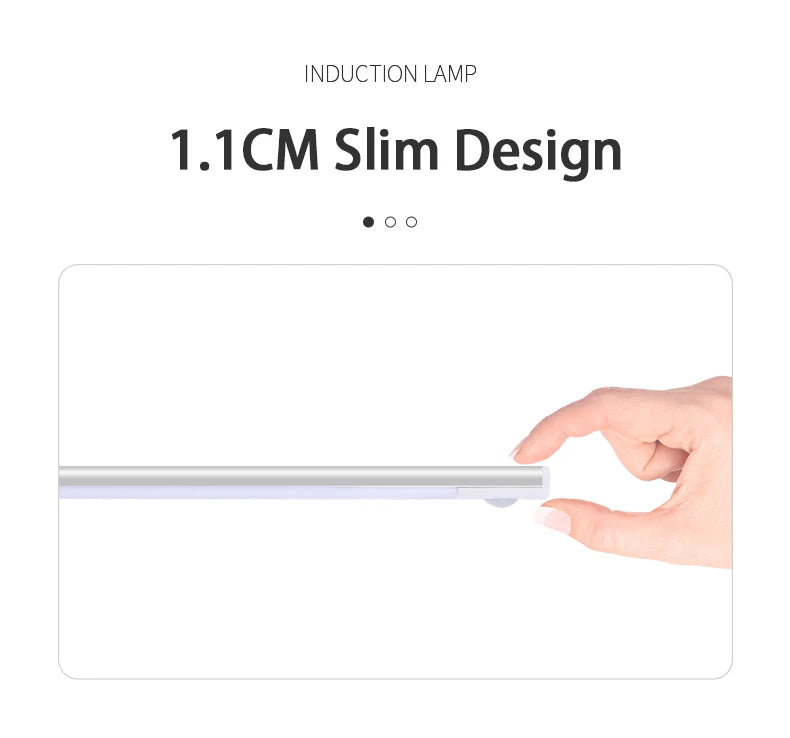 Magnetic LED Under-Cabinet Light with Motion Sensor | USB Rechargeable