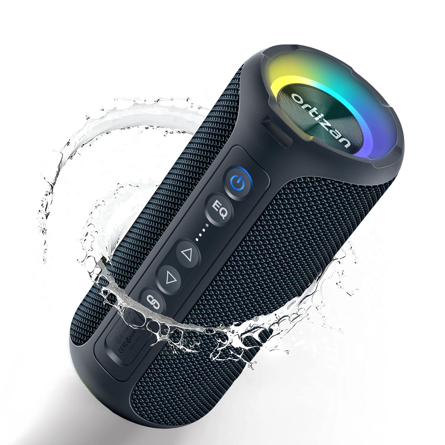 Ortizan X8 Pro 40W Bluetooth Speaker – IPX7 Waterproof, 30H Battery, Portable Outdoor
