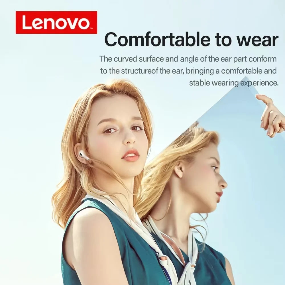 Lenovo LP40 TWS Wireless Earbuds – Bluetooth 5.0 In-Ear Headphones with Mic