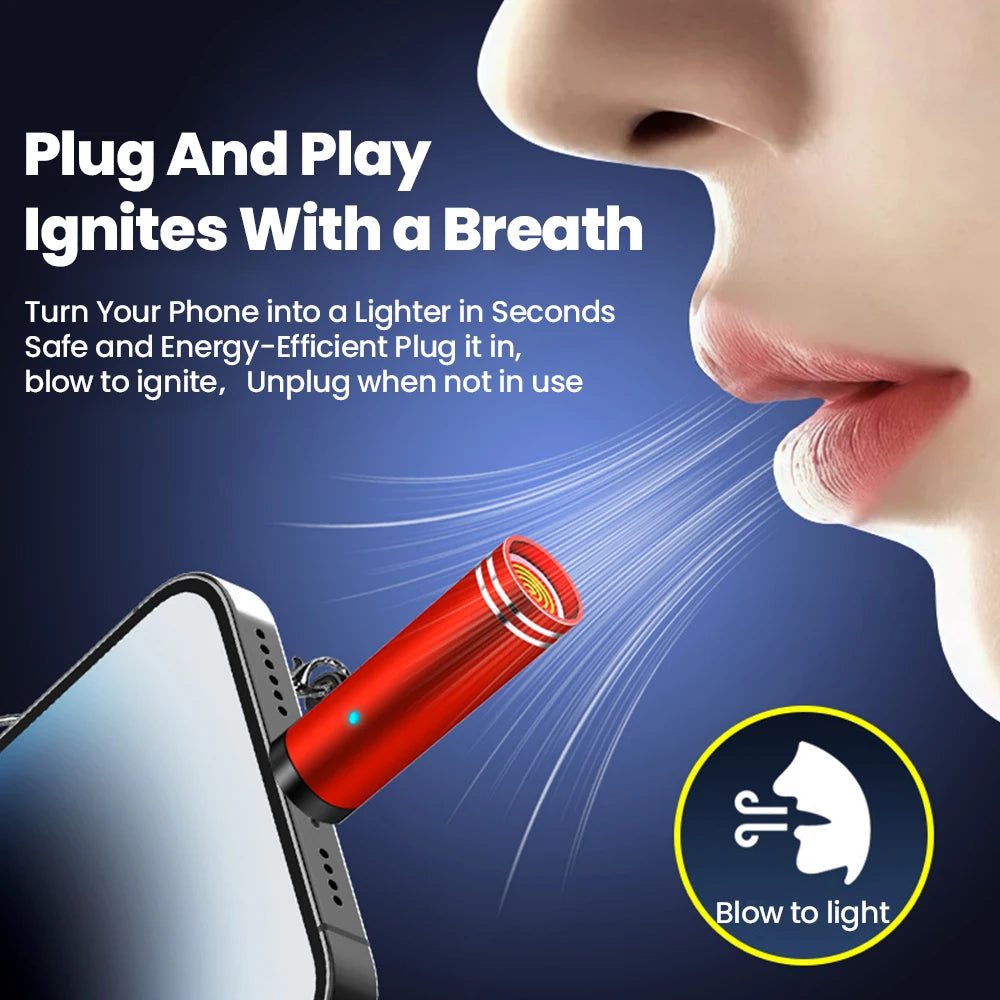 Mini Type-C Lighter – USB-C Electric Lighter for iPhone & Android - Unknown Supply