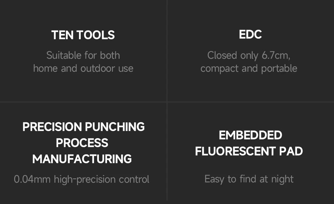 NexTool Mini Sailor Pliers Lite 10 In 1 Folding EDC Multi Tool Scissors Screwdriver Outdoor Portable Equipment Hand Tools